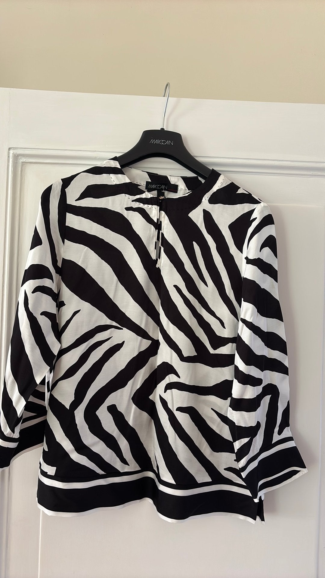 Marccain Blouse nieuw N1 apart wijde mouw maat 38, Verzenden, Nieuw, Maat 38/40 (M), Meerkleurig