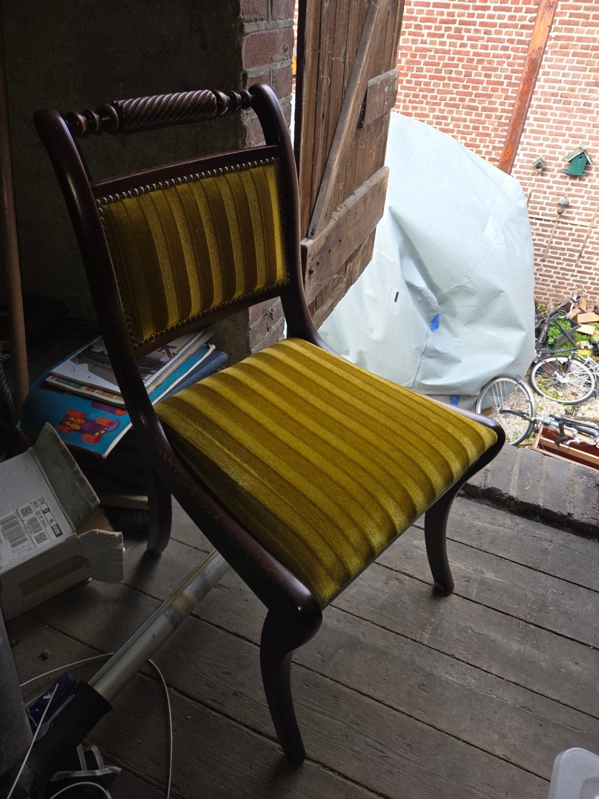 Set van 6 antieke stoelen in goede staat, Ophalen