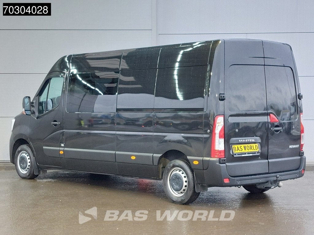 Renault Master 180PK Dubbel Cabine L3H2 LED Trekhaak Navi Ai, Auto's, Bestelauto's, Stof, Gebruikt, Euro 6, 4 cilinders