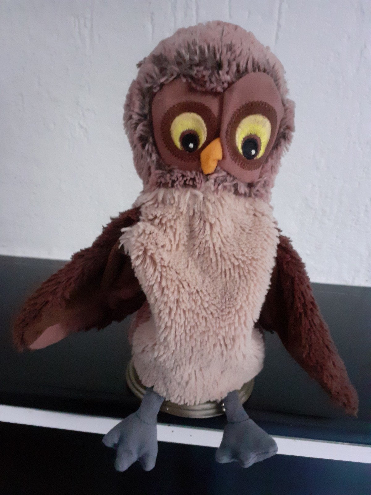 Uiltje van Ikea handpop, Ophalen of Verzenden, Zo goed als nieuw, Pop