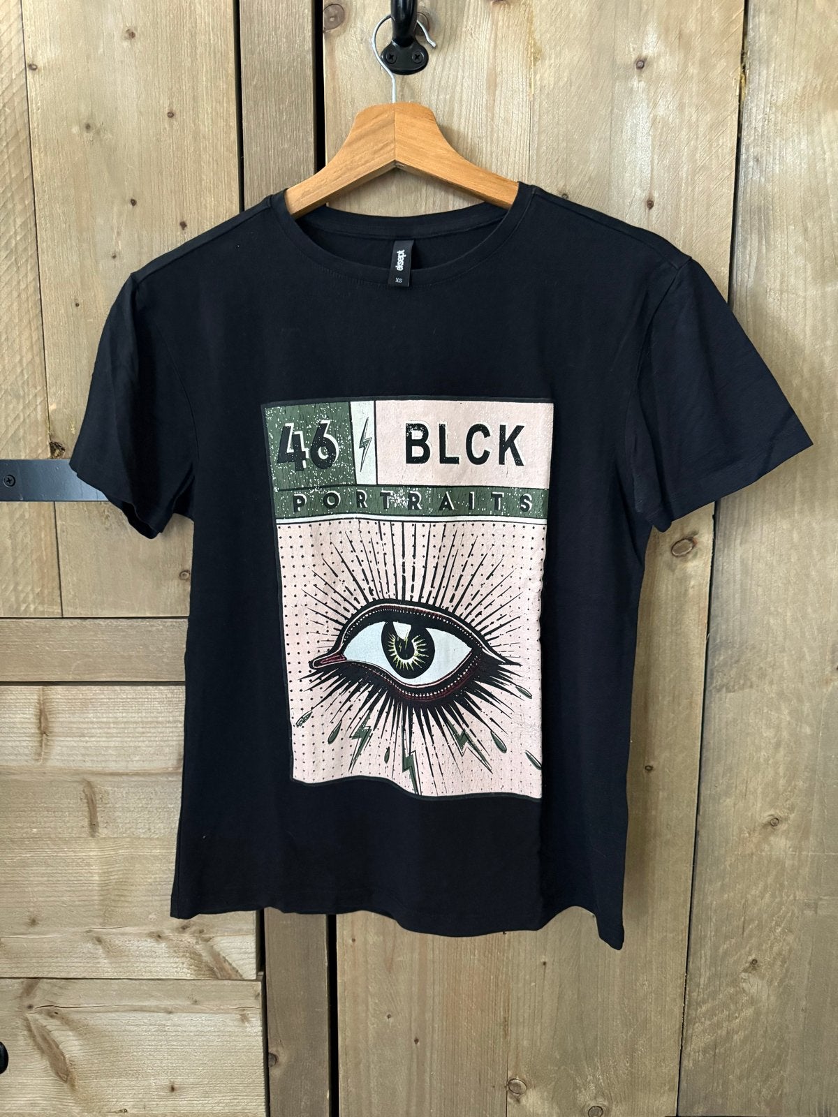 Zwart Eksept T-shirt met print - Maat XS, Kleding | Dames, T-shirts, Zwart, Ophalen of Verzenden, Korte mouw, Maat 34 (XS) of kleiner
