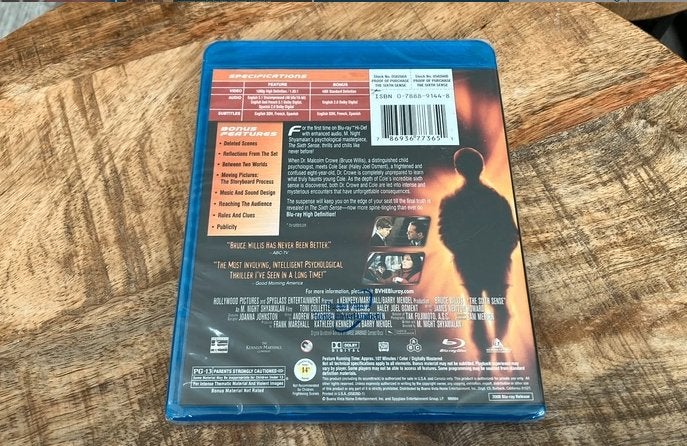 The Sixth Sense Blu-ray (gesealed), Ophalen of Verzenden, Nieuw in verpakking