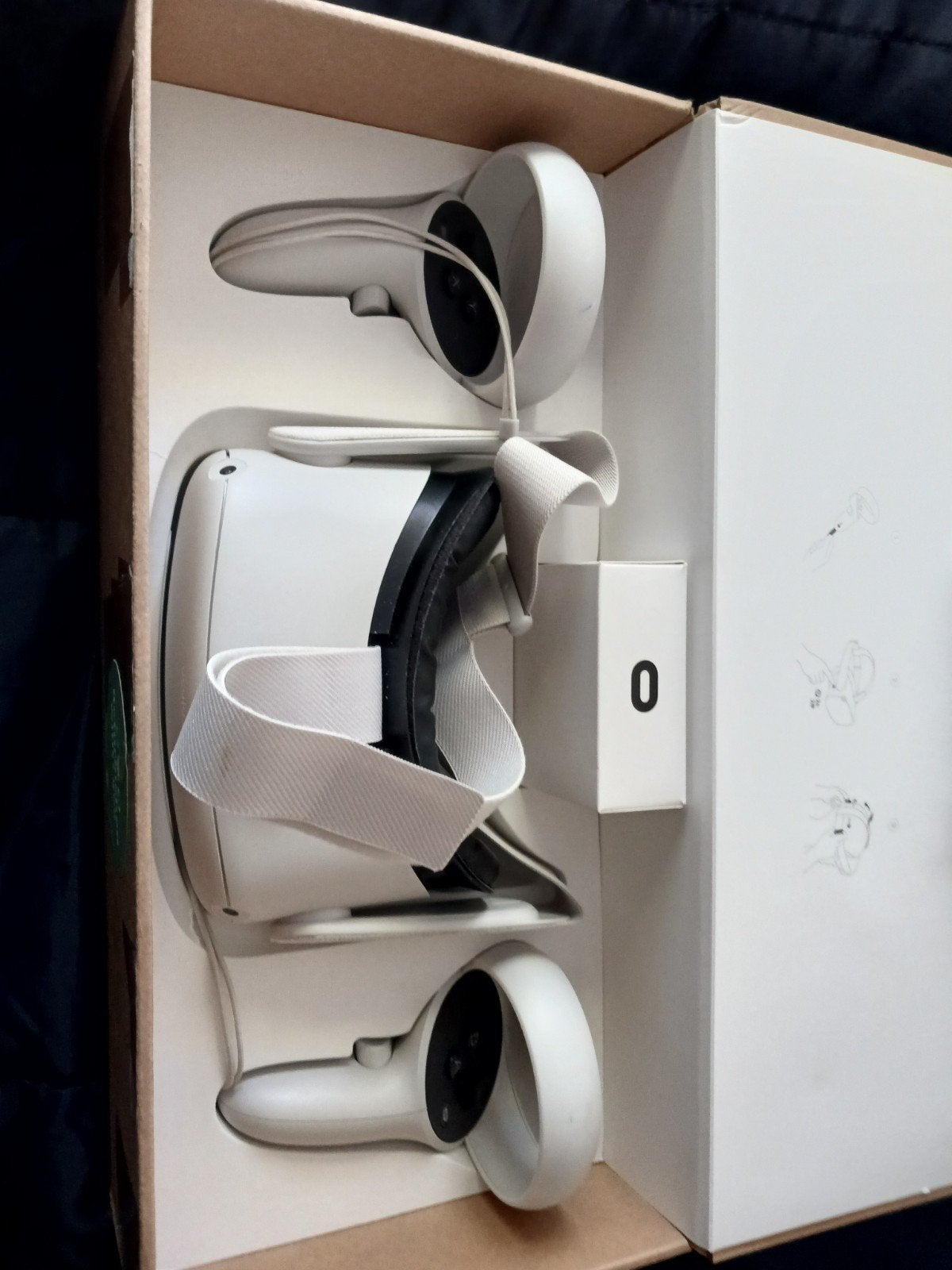 Oculus Quest 2 VR-bril met controllers, Ophalen, Zo goed als nieuw, VR-bril, Overige platformen