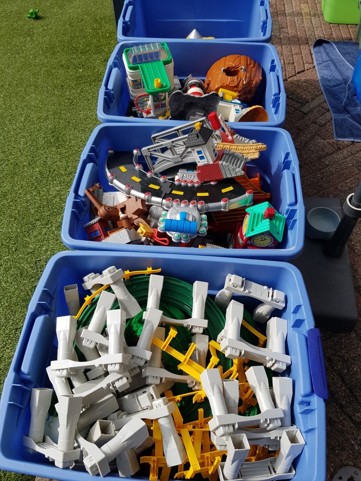Geotrax van fisher price, Ophalen, Gebruikt, Speelset, Met licht
