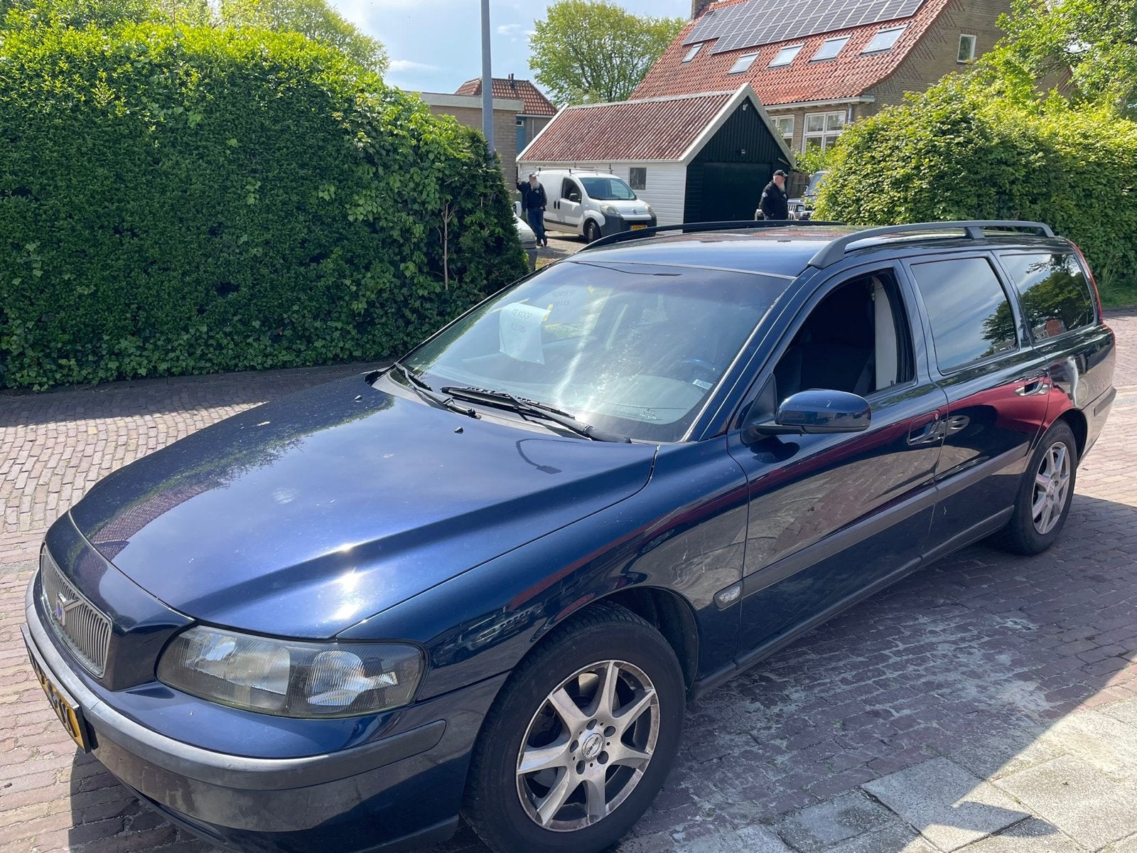 Volvo V70 2.4 140PK 2003 Blauw, Auto's, Volvo, Voorwielaandrijving, 1800 kg, Blauw, Stationwagon