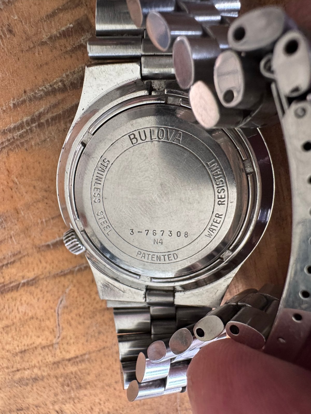 Vintage Bulova Accutron Polshorloge - Jaren '70 - Defect, Sieraden, Tassen en Uiterlijk, Horloges | Heren, Gebruikt, Staal, Polshorloge