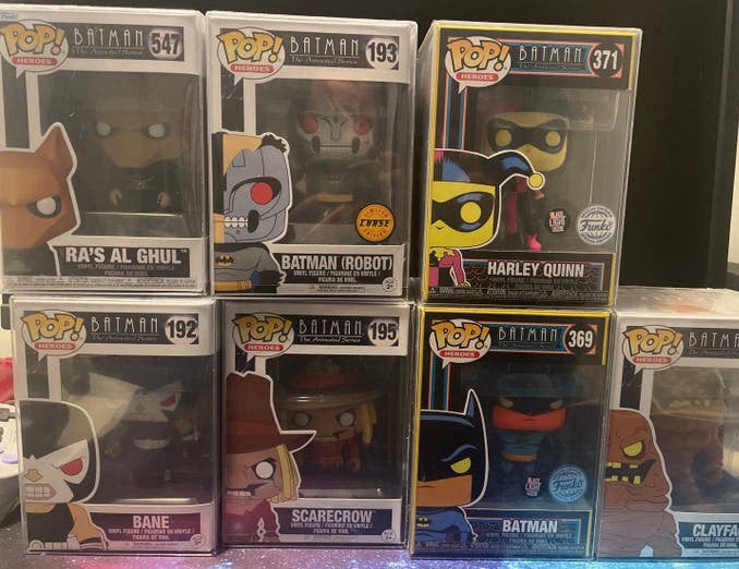 Set Funko Pops Batman: Animated Series & Black Light (7x), Ophalen of Verzenden, Zo goed als nieuw
