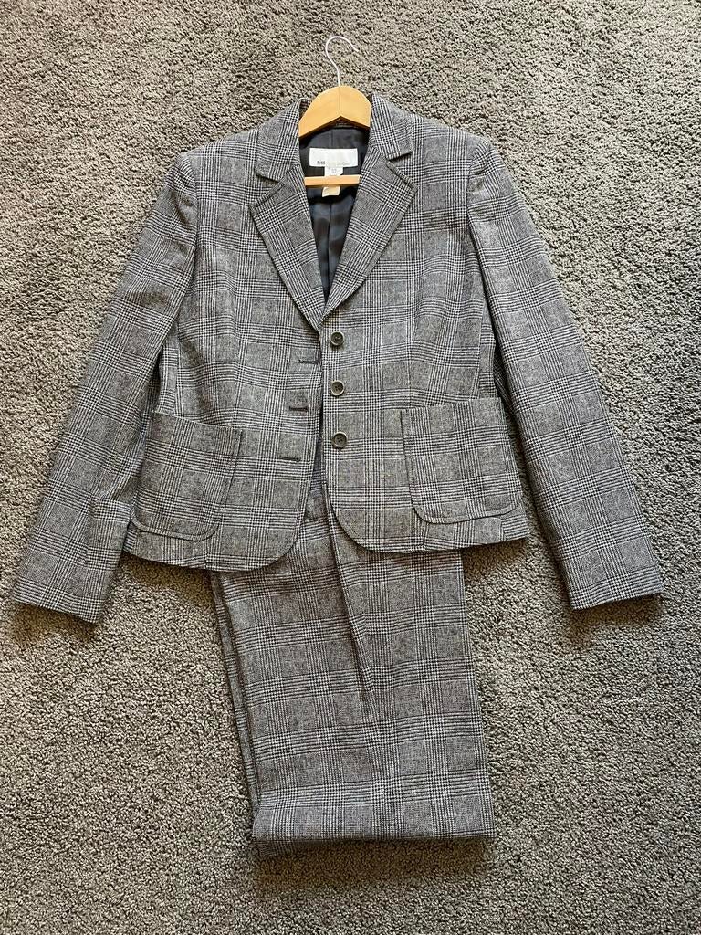 Super mooi MISS Les Copains ruit kostuum maat 38 pantalon me, Ophalen of Verzenden, Zo goed als nieuw, Maat 38/40 (M), Grijs