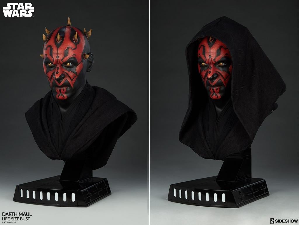 Darth Maul Lifesize Bust Sideshow Star Wars, Verzamelen, Ophalen of Verzenden, Zo goed als nieuw, Actiefiguurtje