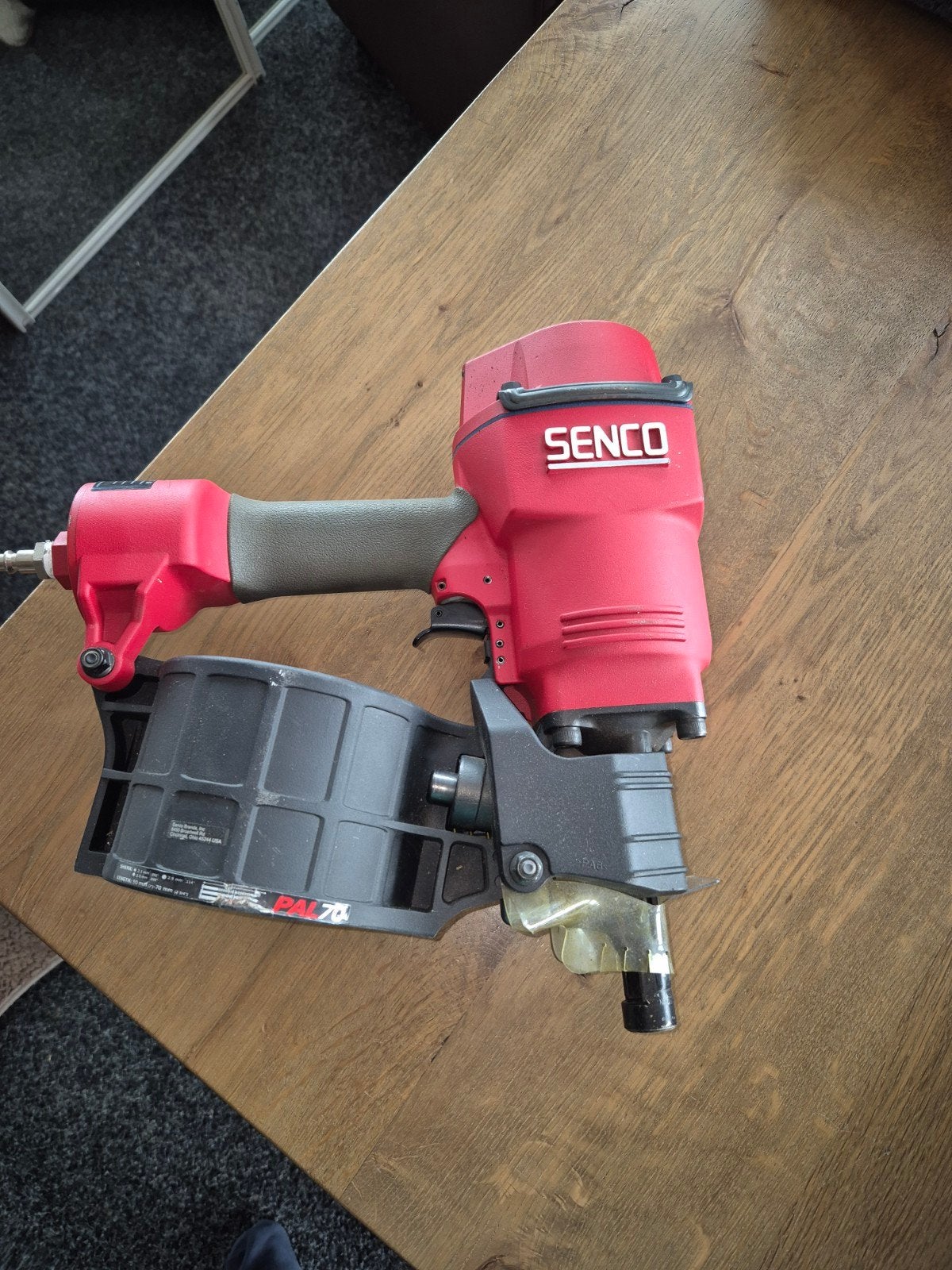 senco coilspijker, Ophalen