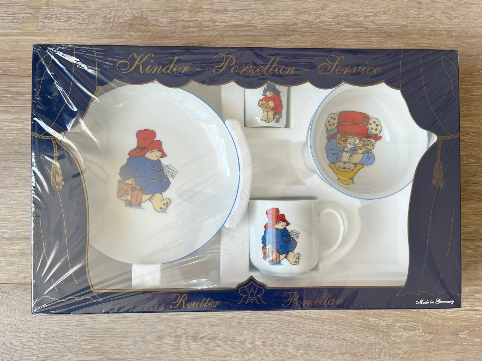Paddington Bear kinderservies Reutter Porzellan **NIEUW**, Ophalen of Verzenden, Nieuw, Porselein, Compleet servies