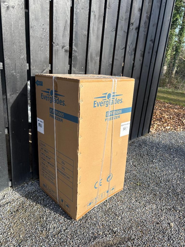 Nieuwe Everglades 61L diepvries / vriezer, Nieuw, Minder dan 60 cm, Ophalen of Verzenden, Vrijstaand