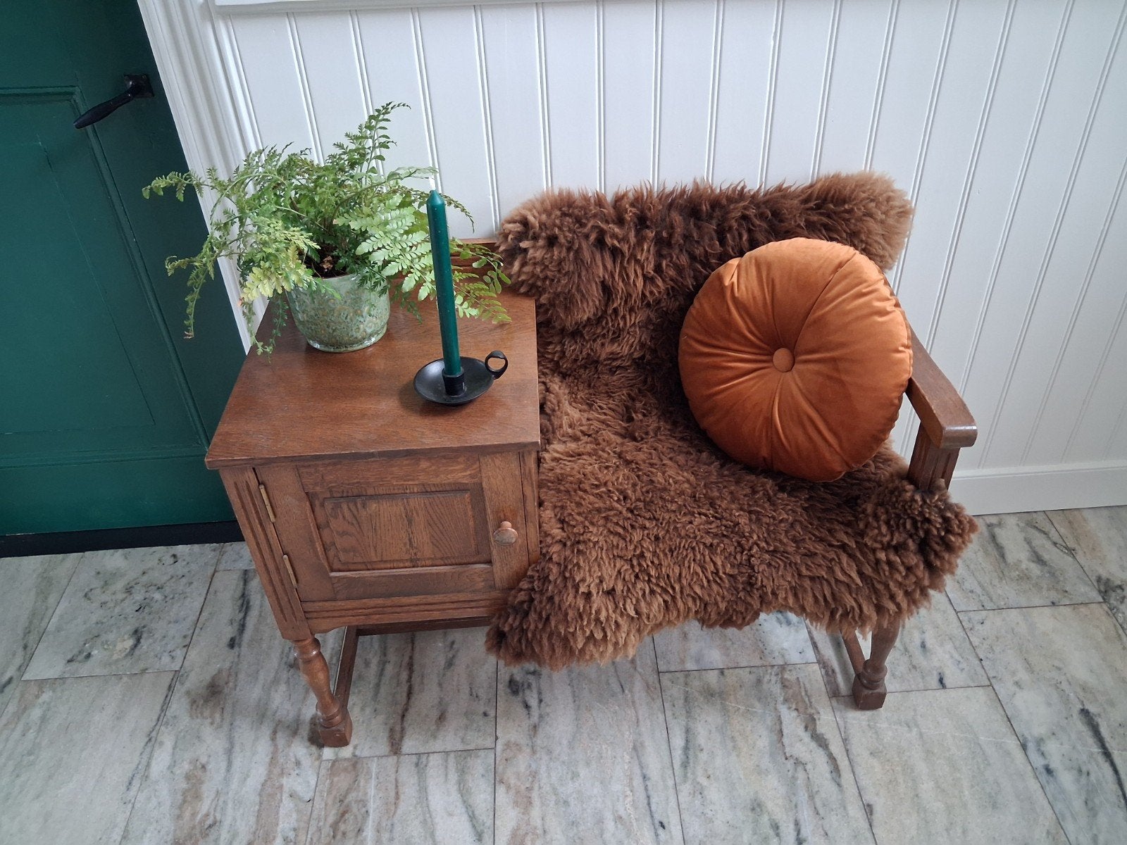 Antiek bel bankje/kastje - Vintage stijl, Ophalen