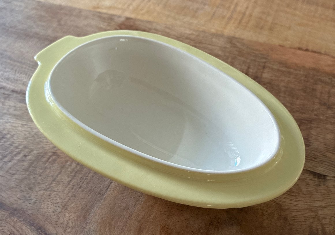 Vintage pastel Petrus Regout Maastricht botervlootje, Antiek en Kunst, Antiek | Servies los, Ophalen