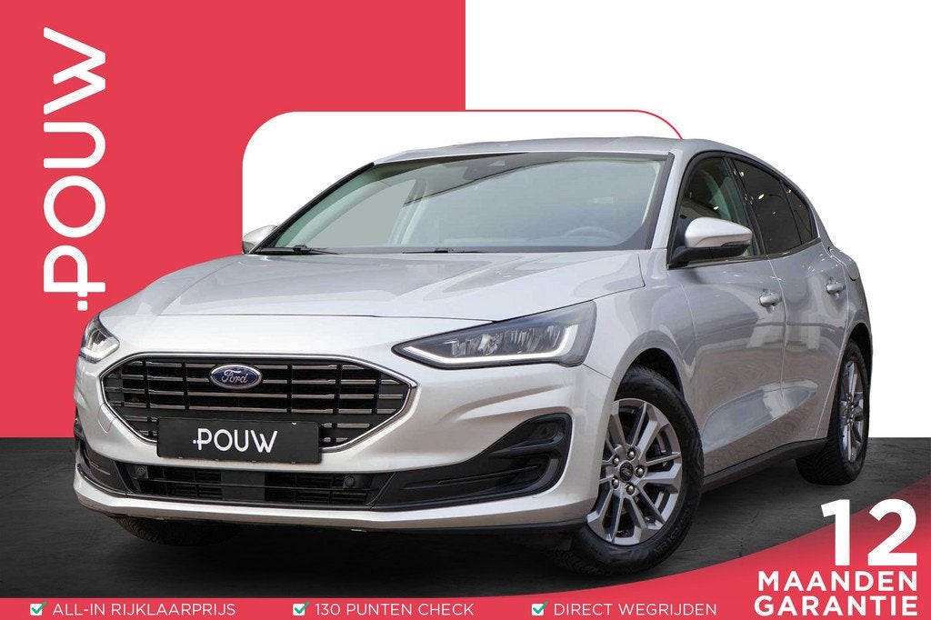 Ford Focus 1.0 EcoBoost 125pk Hybrid Titanium | Navigatie |, Auto's, Ford, 12 maanden, Gebruikt, Origineel Nederlands, Bedrijf