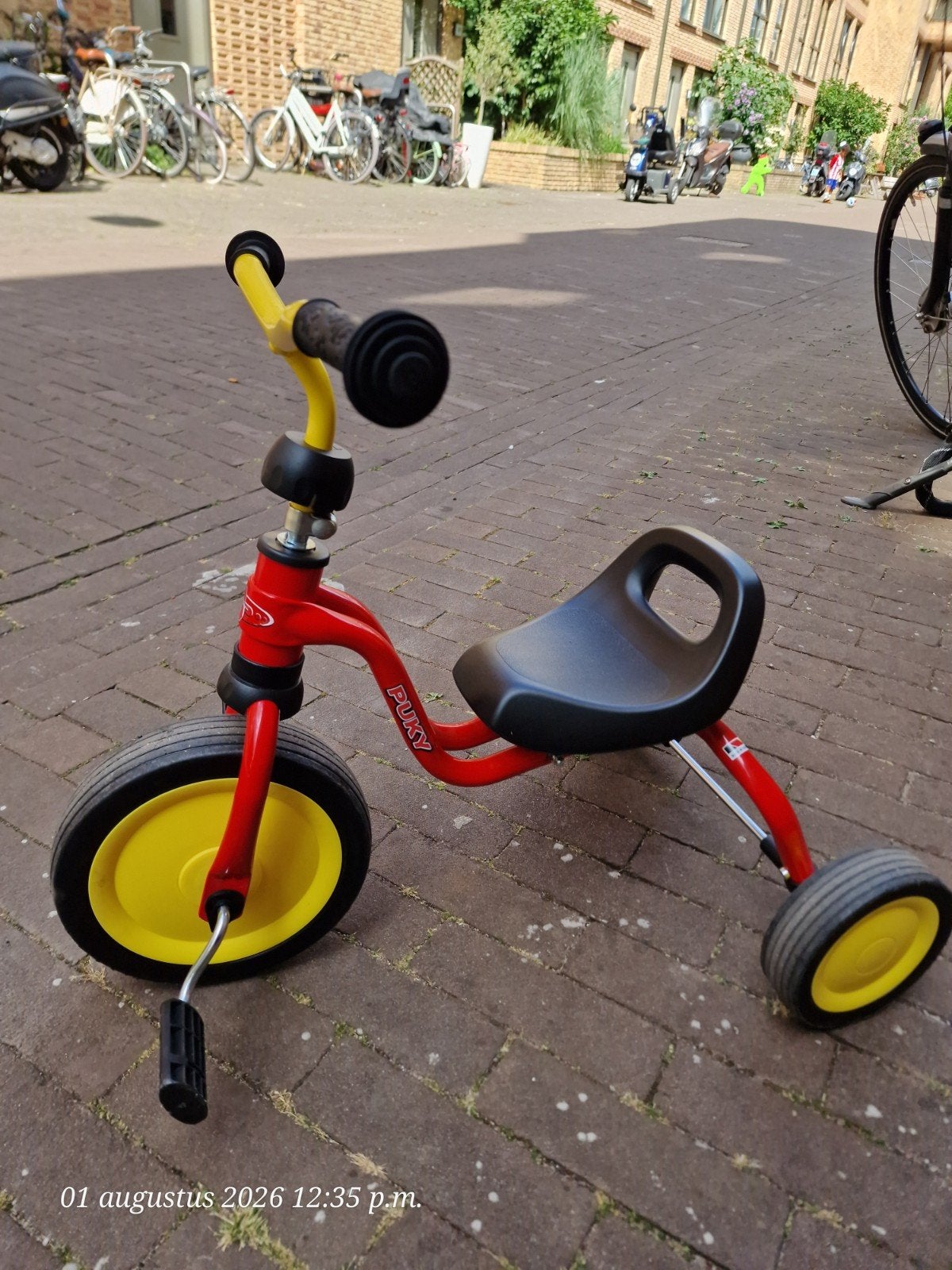 Puky driewieler rood/geel - Zo goed als nieuw, Kinderen en Baby's, Speelgoed | Buiten | Voertuigen en Loopfietsen, Ophalen, Zo goed als nieuw