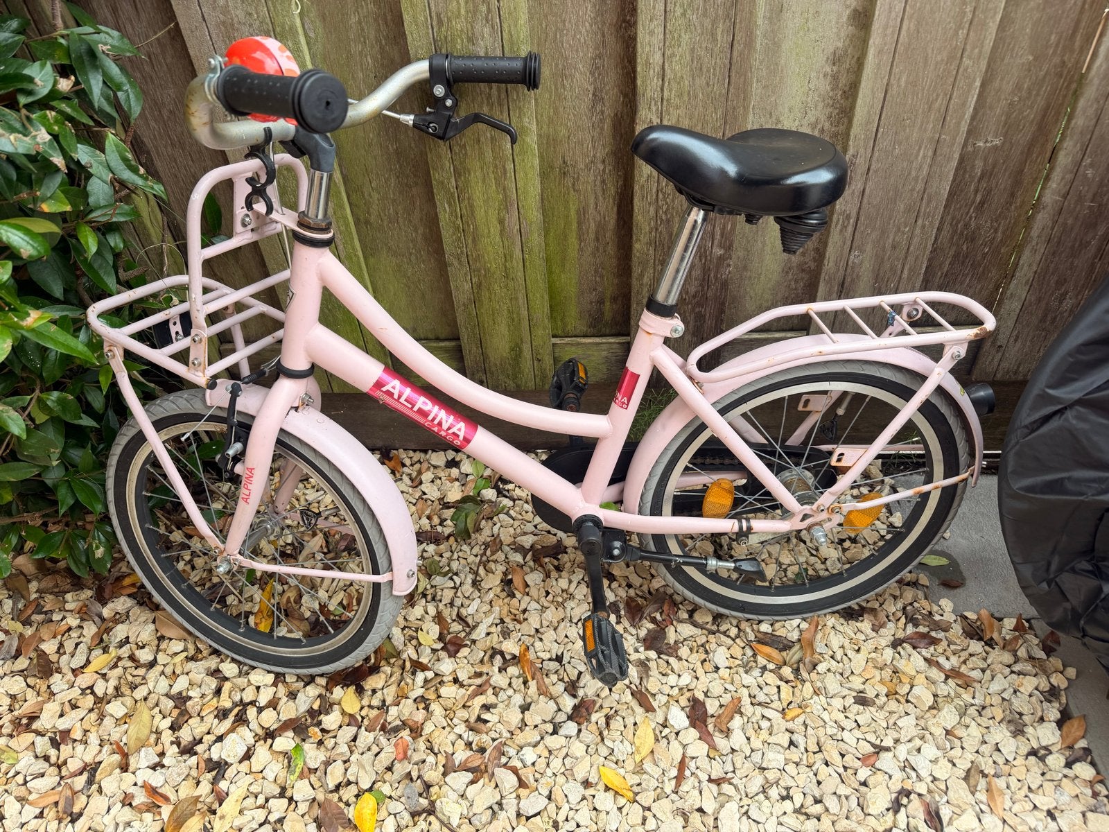 Meisjesfiets Alpina 6-8 jaar, gebruikt maar goed, Ophalen, Gebruikt, Velgrem, Handrem
