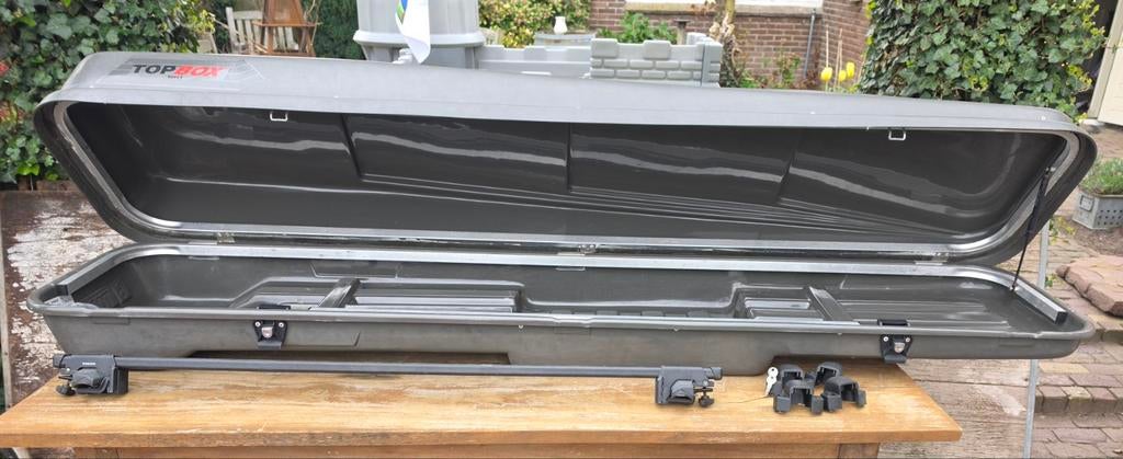 Topbox Skikoffer / Dakkoffer evt. met dakdragers, Auto diversen, Ophalen, Gebruikt