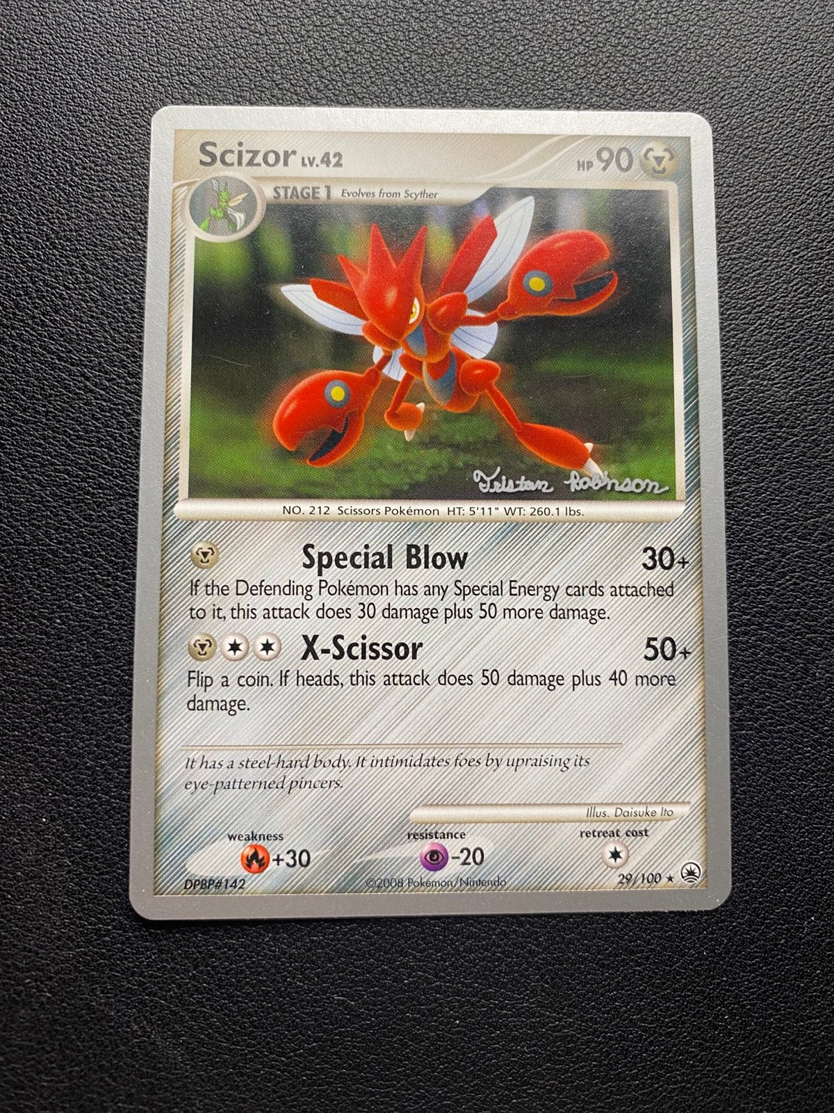 Scizor - World Championship 2008 - Pokemon kaart, Ophalen of Verzenden, Zo goed als nieuw