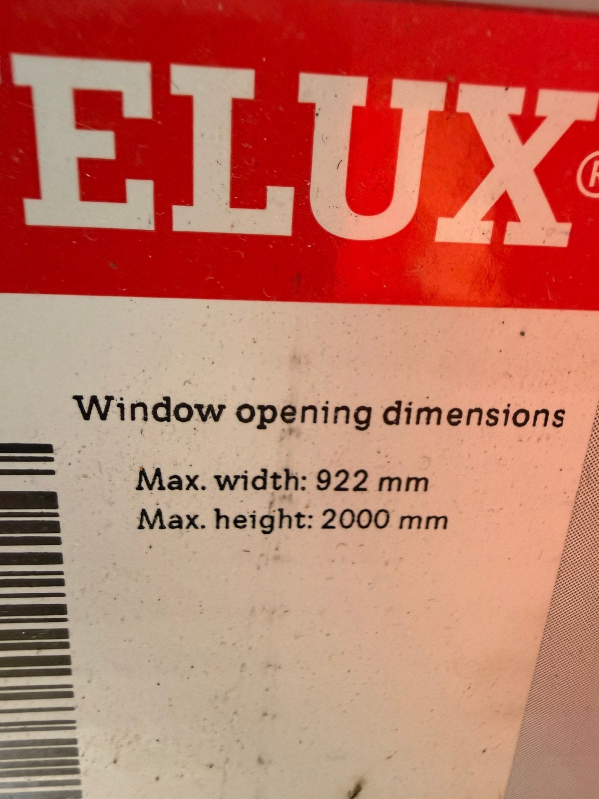 Dakraam hor wit nieuw velux, Doe-het-zelf en Verbouw, Ophalen, Nieuw, 80 tot 120 cm, Dakraam