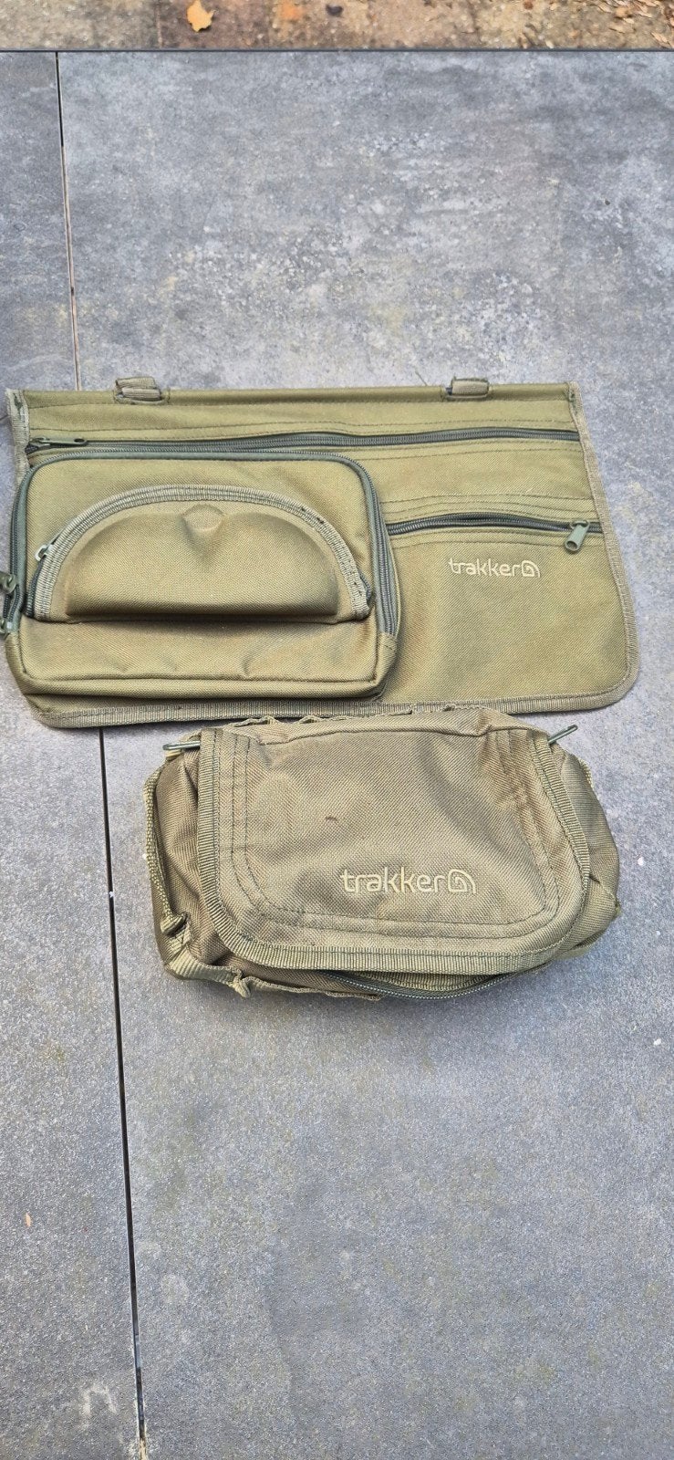 Trakker Bedchair tas + lood/leader tasje, Ophalen of Verzenden, Dobber of Lood