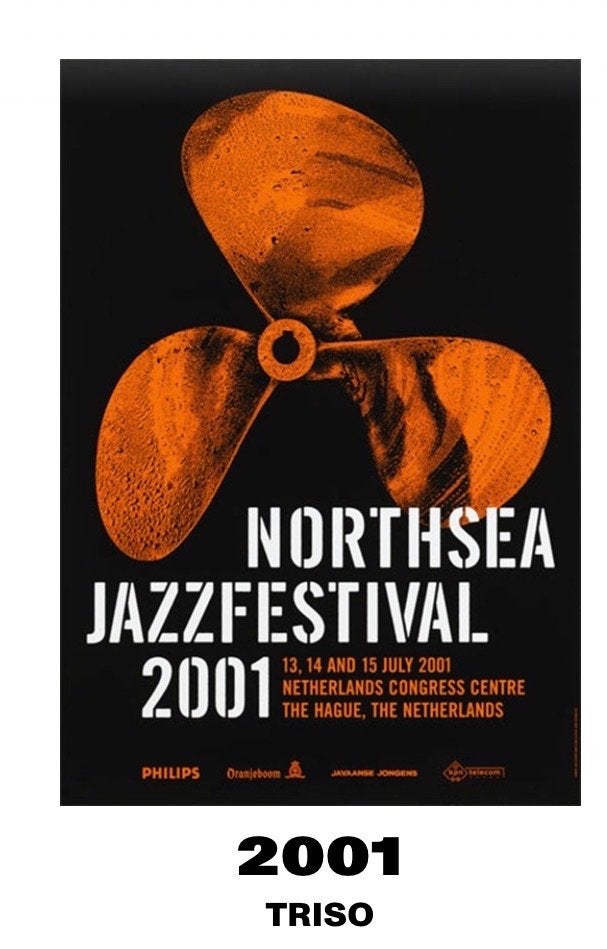 North Sea Jazz Festival 2001 Artposter - Collectors Item, Ophalen of Verzenden, A1 t/m A3, Muziek, Rechthoekig Staand