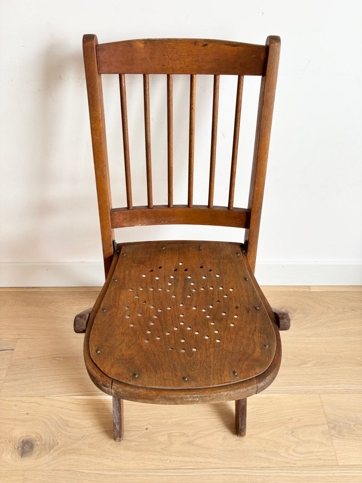 Antieke Venesta Bentwood Klapstoel(Thonet) jaren ‘20, Huis en Inrichting, Stoelen, Ophalen, Gebruikt, Bruin, ...