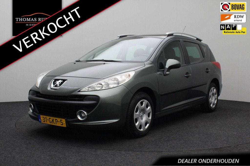 Peugeot 207 SW 1.4 VTi XS 2008 Dealer onderhouden | NAP | Pa, Stof, Gebruikt, Origineel Nederlands, Handgeschakeld