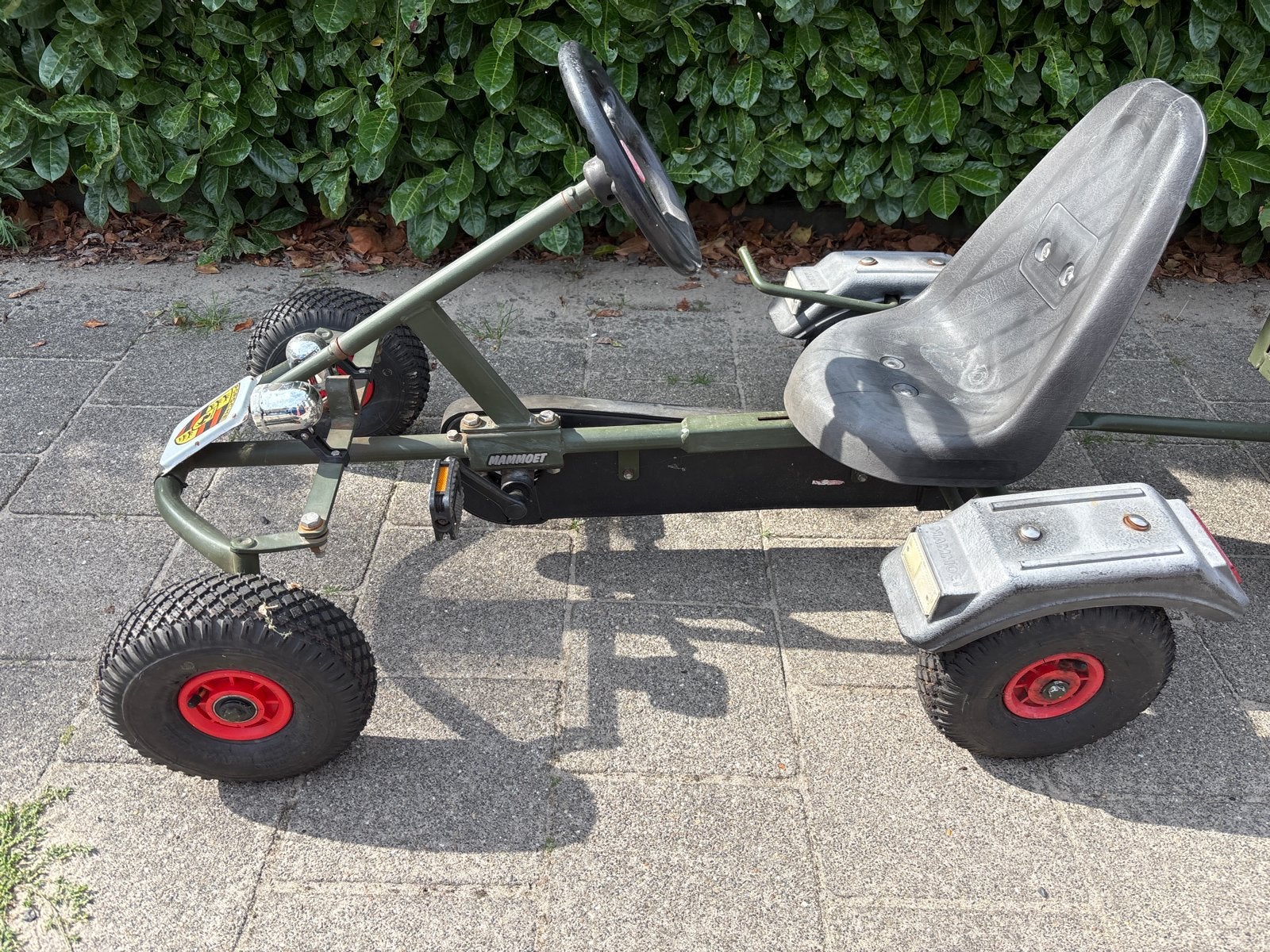Mammoet skelter met aanhanger - Gebruikt, Kinderen en Baby's, Speelgoed | Buiten | Skelters, Ophalen, Gebruikt, Mammoet, Met kar of aanhanger