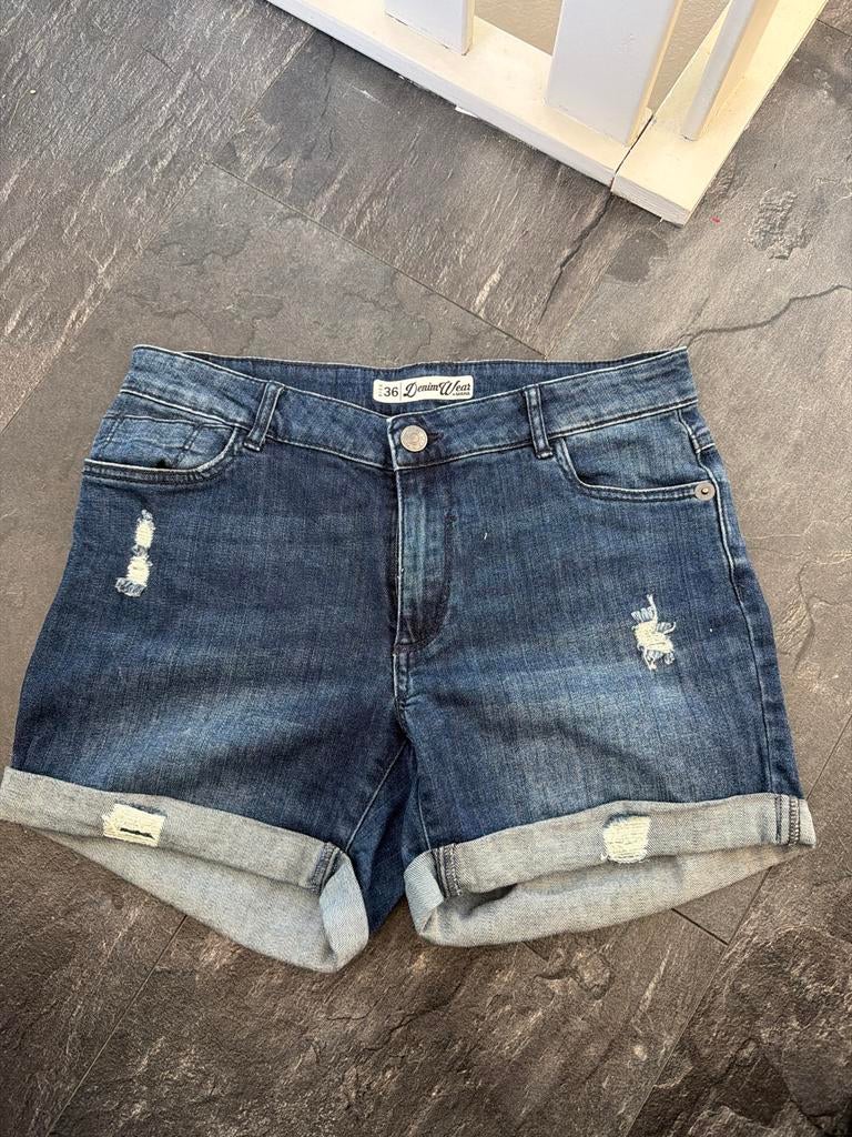 Denim Wear spijkerbroekje maat 36, Ophalen of Verzenden, Zo goed als nieuw, Blauw, W28 - W29 (confectie 36)