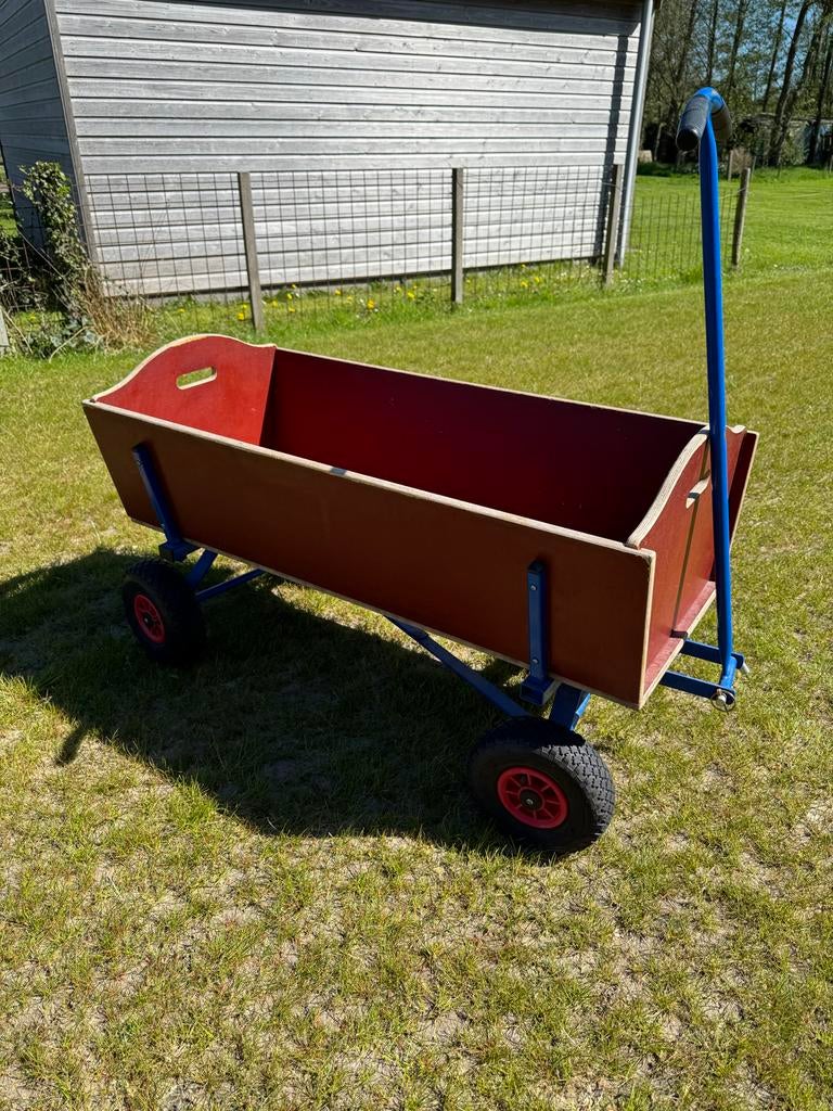 Berg bolderkar - Stevige houten bolderwagen, Ophalen, Gebruikt
