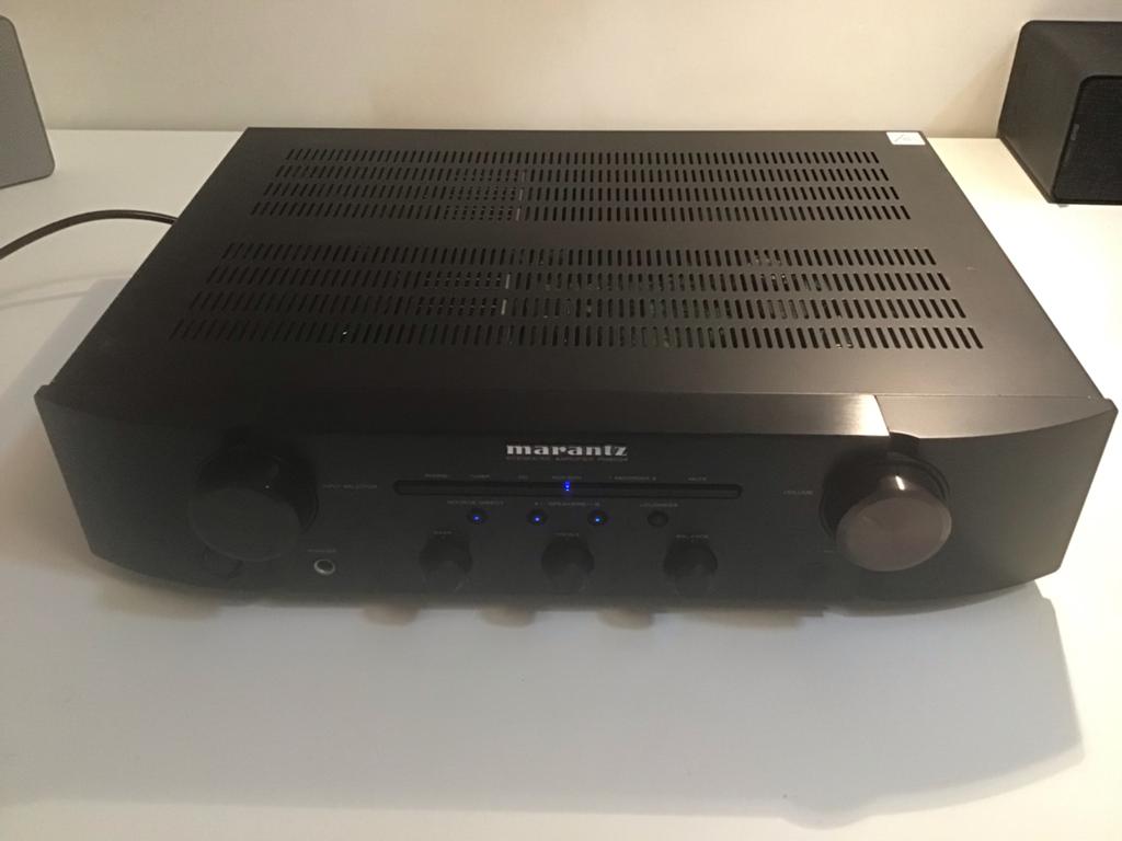 Marantz PM6004 Geïntegreerde Versterker - Zwart, Zo goed als nieuw, 60 tot 120 watt, Stereo, Ophalen
