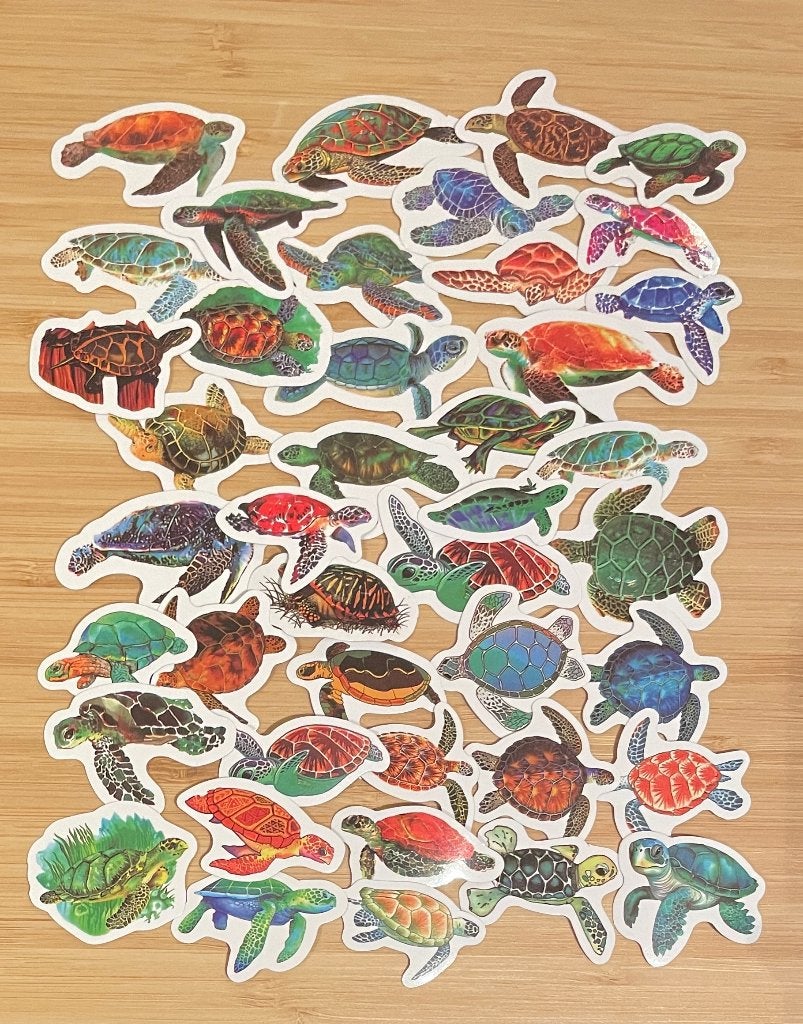 Schildpadden stickers, Verzenden, Nieuw, Meerdere stickers