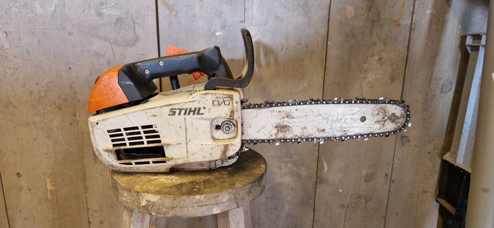 stihl MS201tc tophandle kettingzaag ms 201 tc, Tuin en Terras, Ophalen of Verzenden, Gebruikt, Overige typen
