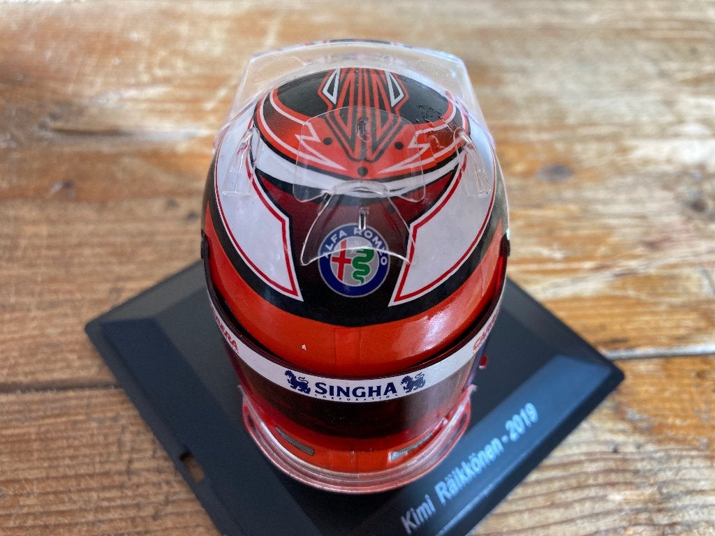 ✅ Kimi Räikkönen 2019 helm 1:5 Spark Alfa Romeo F1, Ophalen of Verzenden, Nieuw, Formule 1