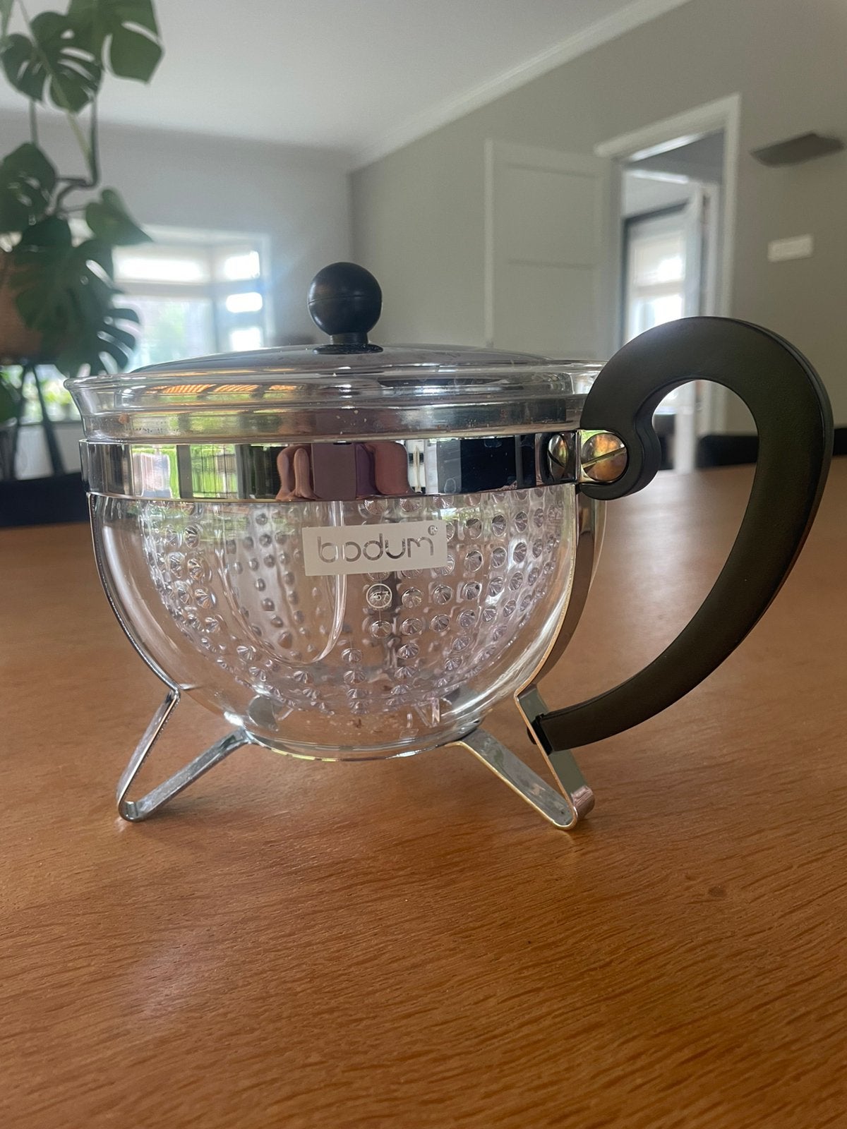 Bodum theepot Chambord met filter, Ophalen of Verzenden, Theepot, Modern, Glas