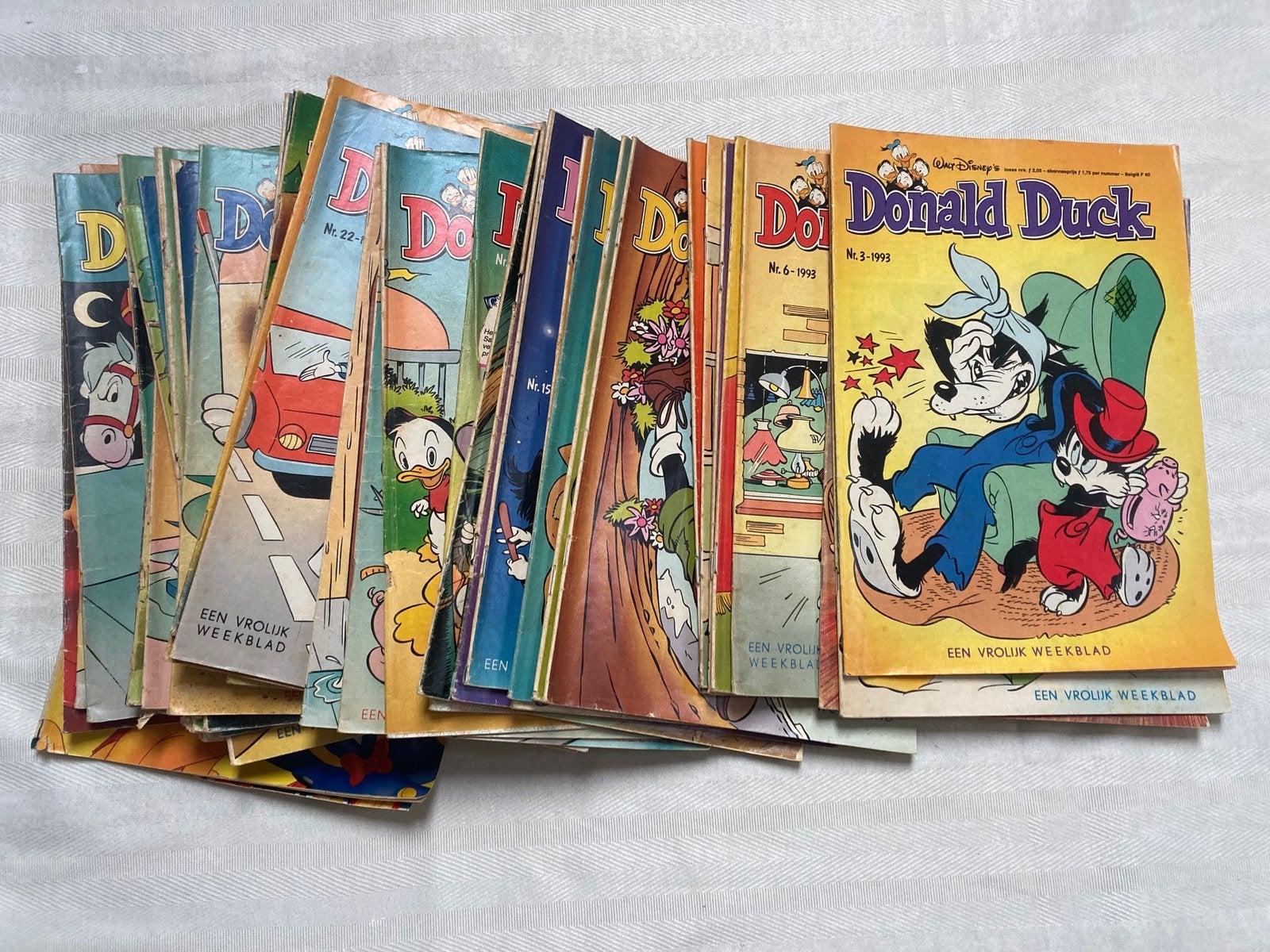 Donald Duck weekbladen - diverse nummers, Meerdere stripboeken, Ophalen of Verzenden, Gelezen