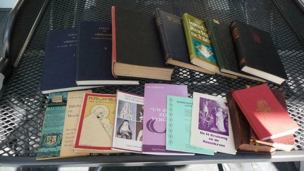 15 Boeken over Godsdienst en Theologie 1908 - 1916 enz., Ophalen of Verzenden, Gelezen, Christendom | Katholiek