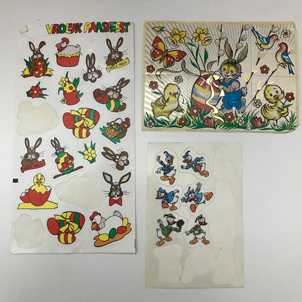 Vintage Paasstickers en Donald Duck Stickers, Diversen, Ophalen of Verzenden, Nieuw