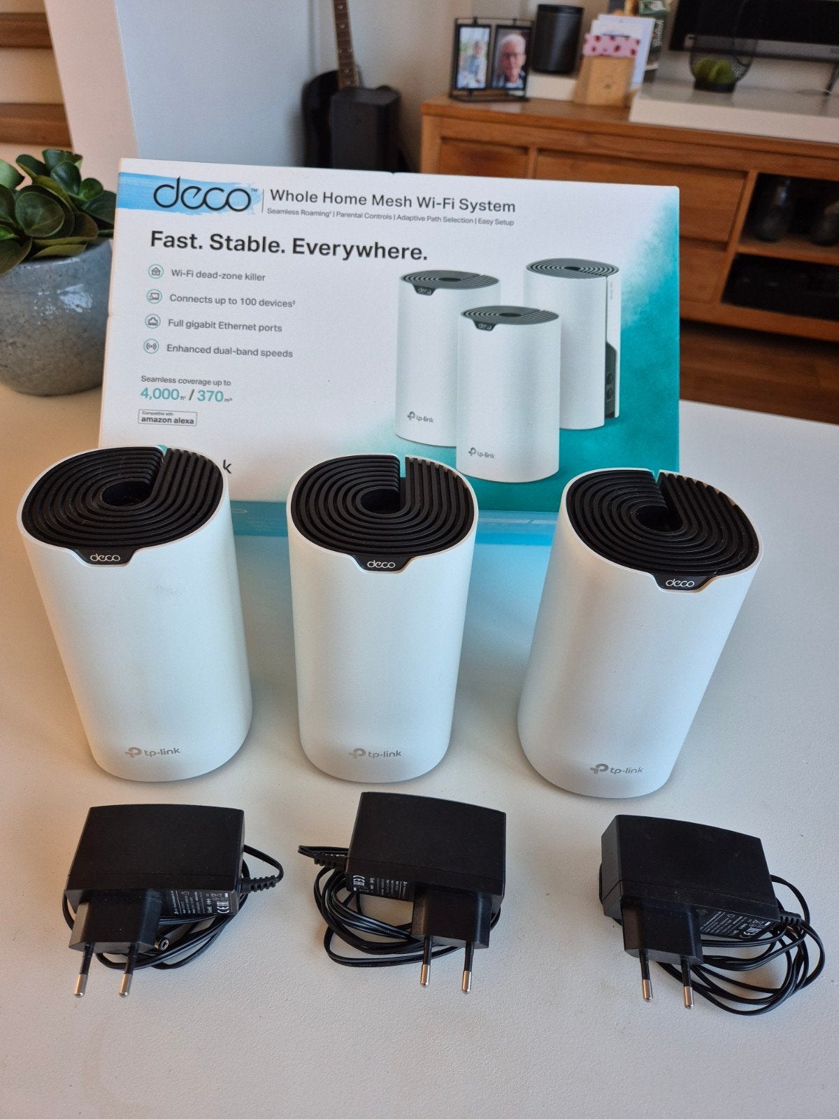 TP-Link Deco S4 AC1200 Whole Home Mesh Wi-Fi Systeem, Ophalen of Verzenden, Zo goed als nieuw, Router, TP-Link
