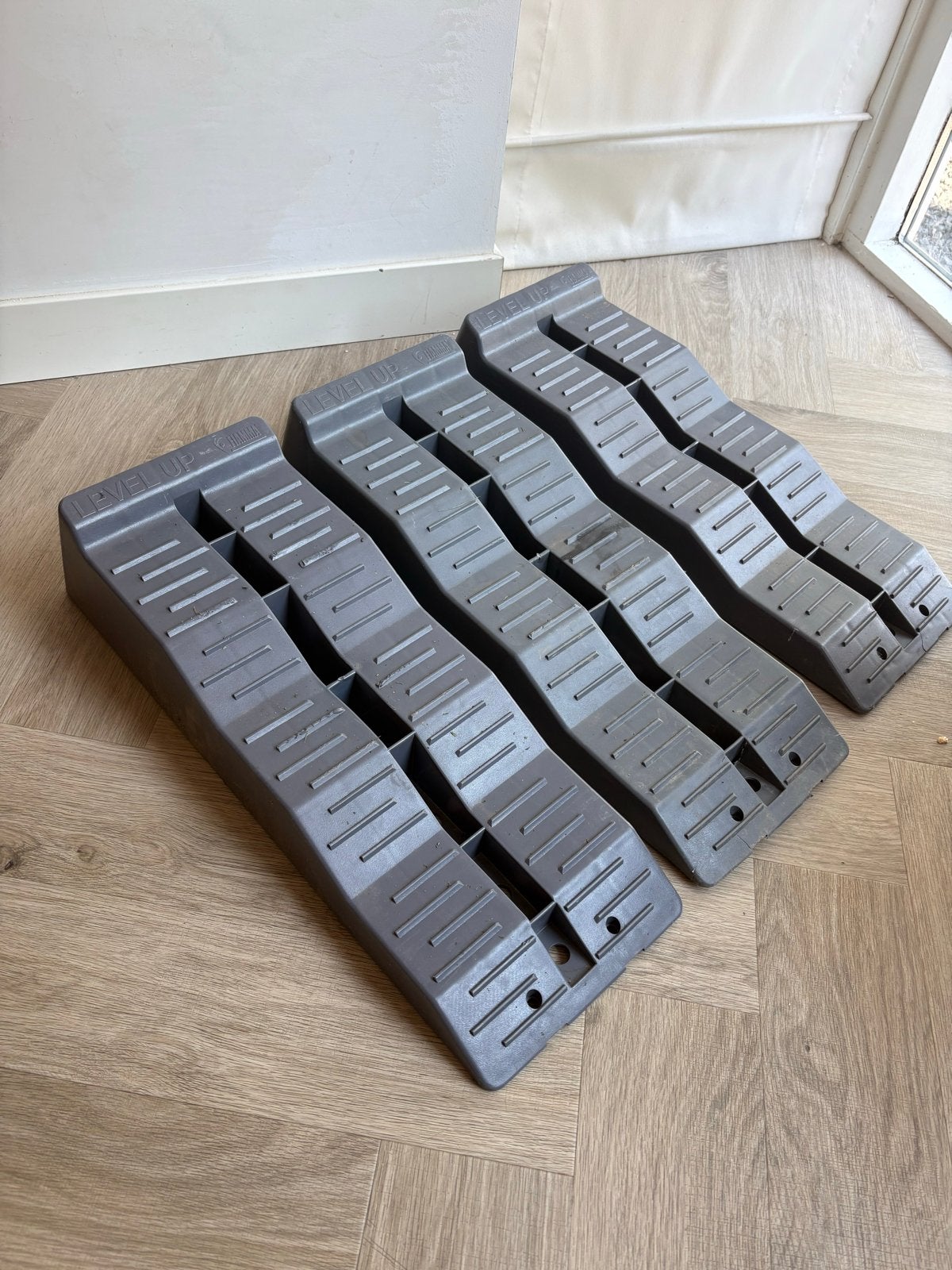 Fiamma Level Up Oprijblokken (set van 3) - Camper/Caravan, Ophalen of Verzenden, Zo goed als nieuw