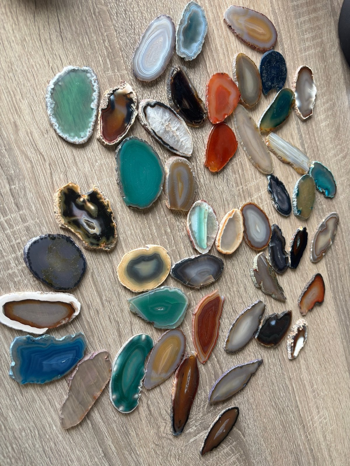 Diverse collectie agaatstenen - Natuurlijke edelstenen, Ophalen, Nieuw