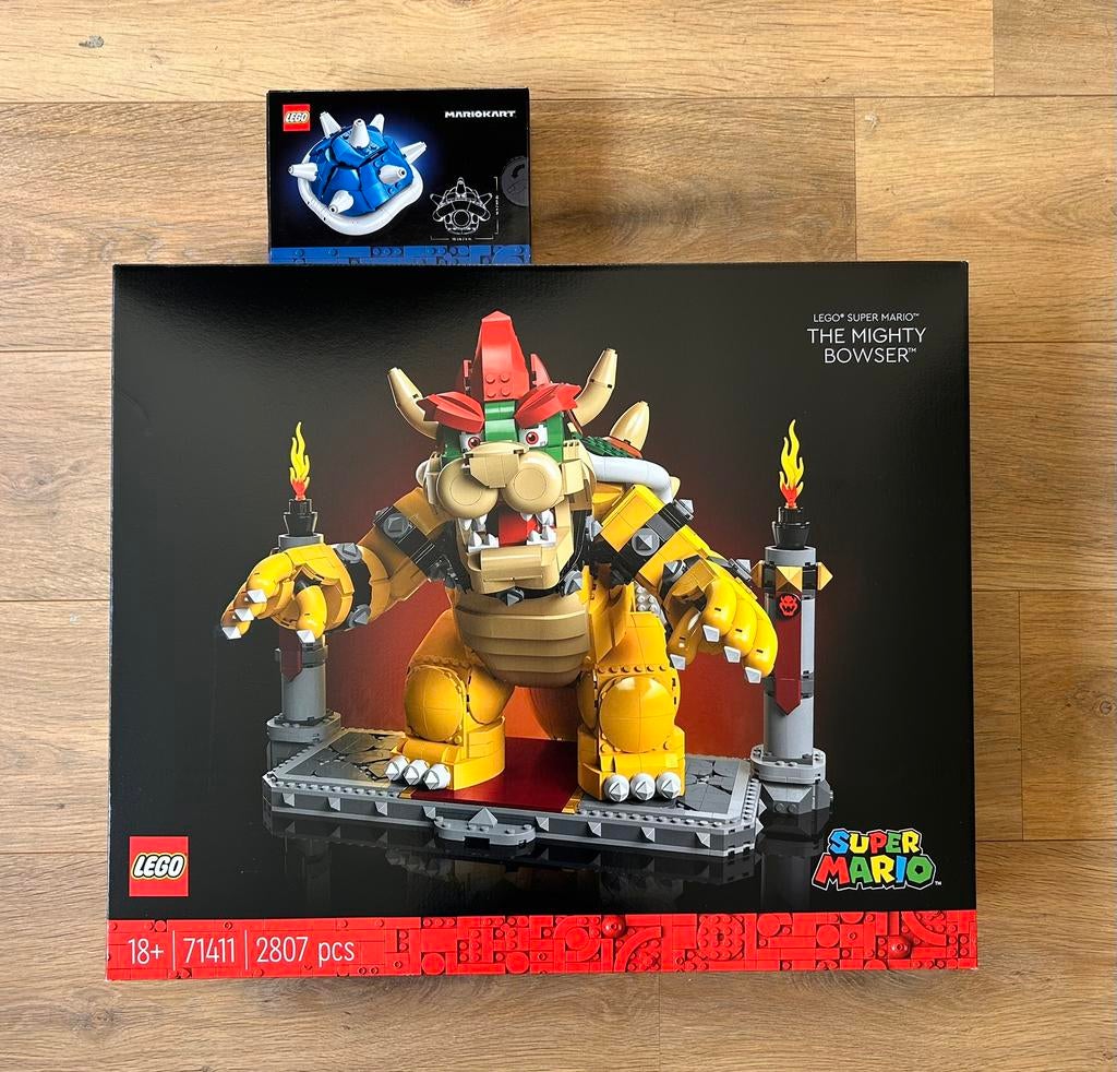 🆕 “NIEUW” LEGO 71411 The Mighty Bowser + 40787 Spiny Shell, Ophalen of Verzenden, Nieuw, Complete set, Lego