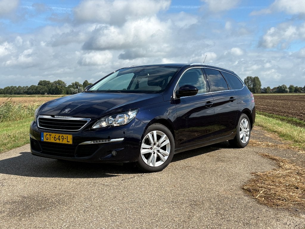 Peugeot 308 - 1.6 BlueHDI 2015 - Nw DRiem+WP - Nw APK - NAP, Auto's, Peugeot, Voorwielaandrijving, Stof, 4 cilinders, Blauw