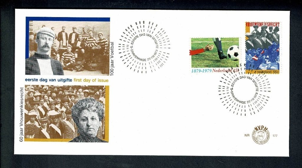 Voetbal : op Nederlandse FDC uit 1979, Verzamelen, Verzenden, Zo goed als nieuw, Overige binnenlandse clubs