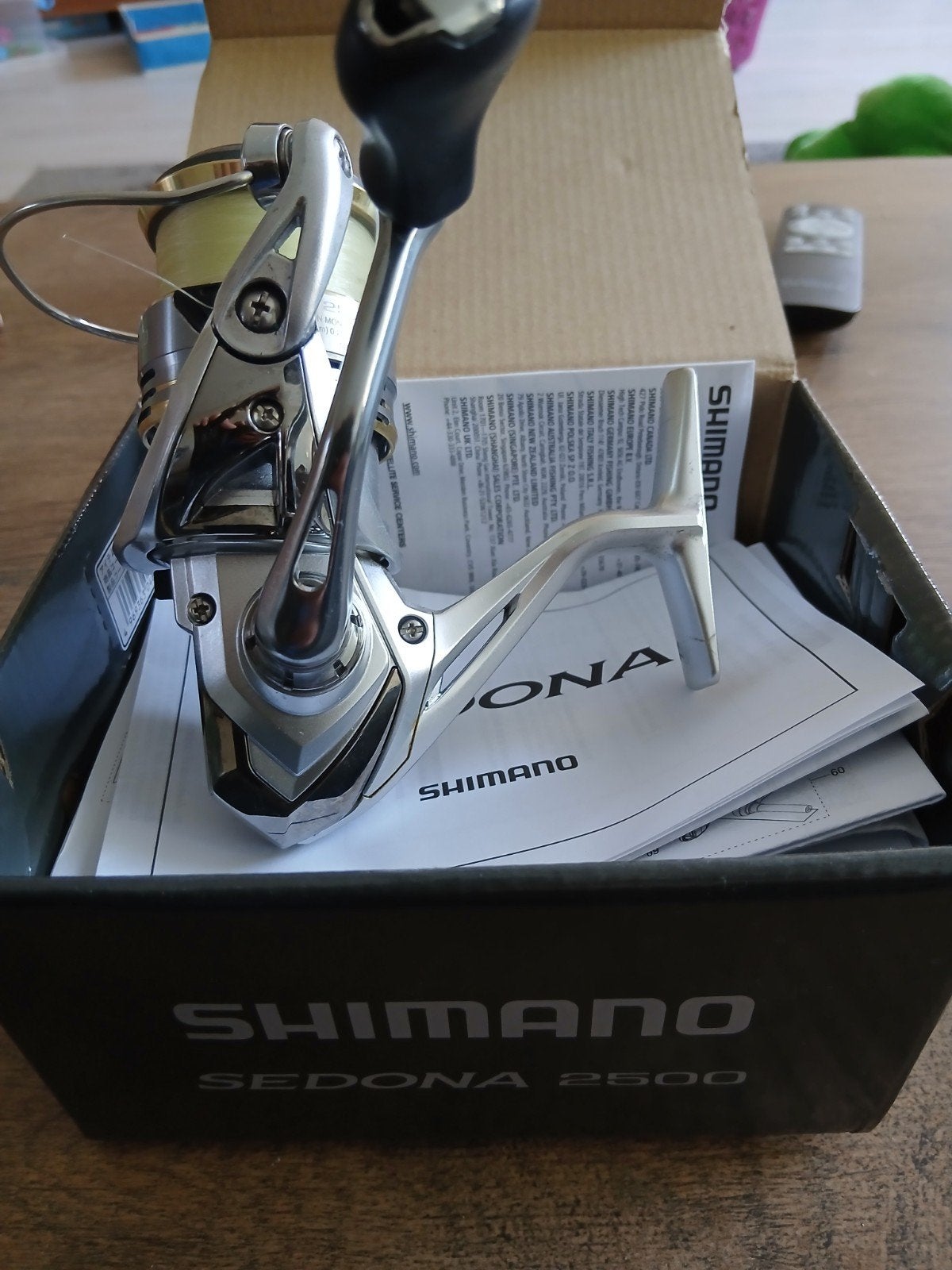 Shimano Sedona 2500 molen weinig gebruikt, Ophalen, Zo goed als nieuw, Molen