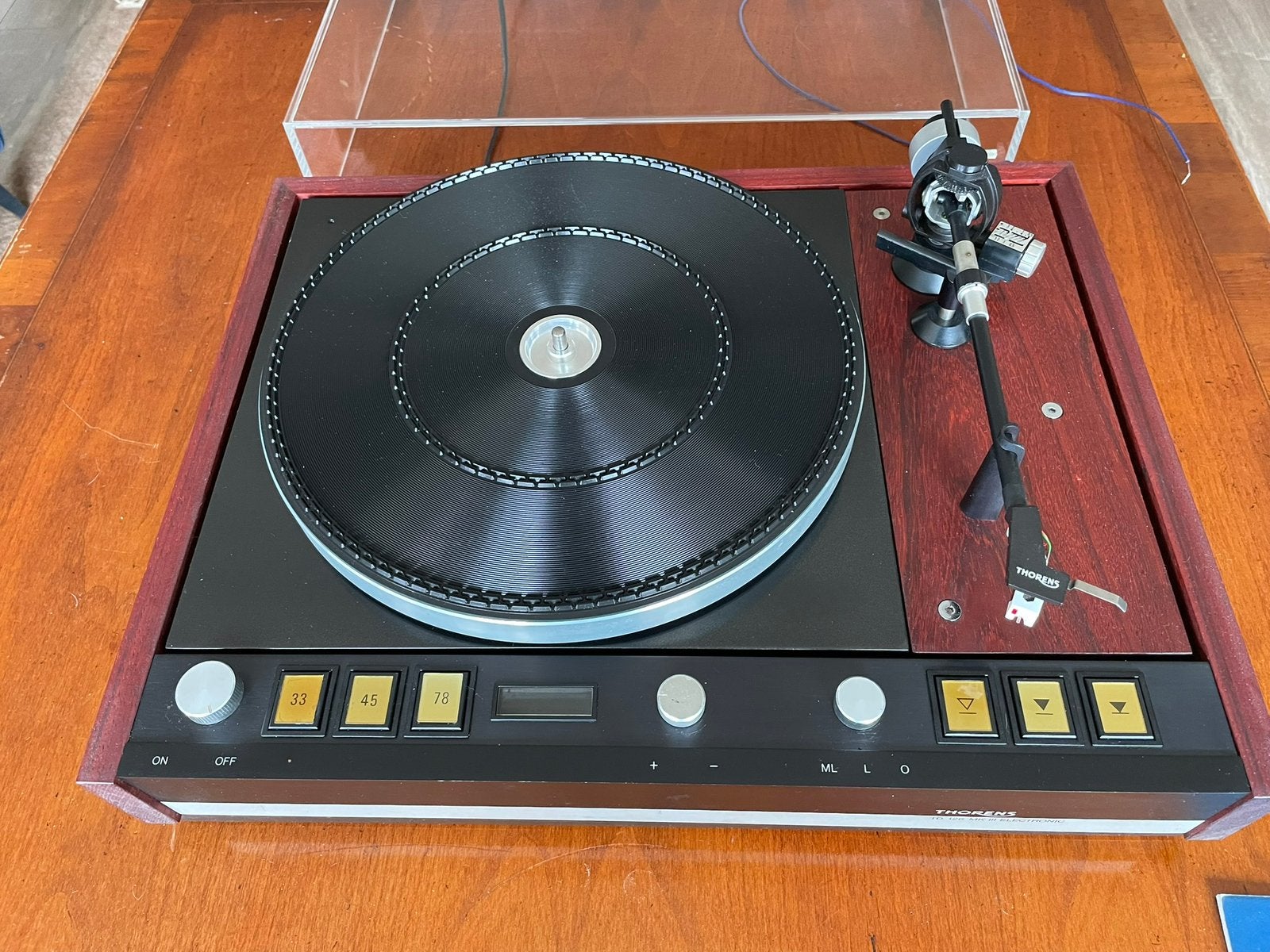 Thorens td 126 met garantie, Ophalen, Zo goed als nieuw, Platenspeler, Thorens