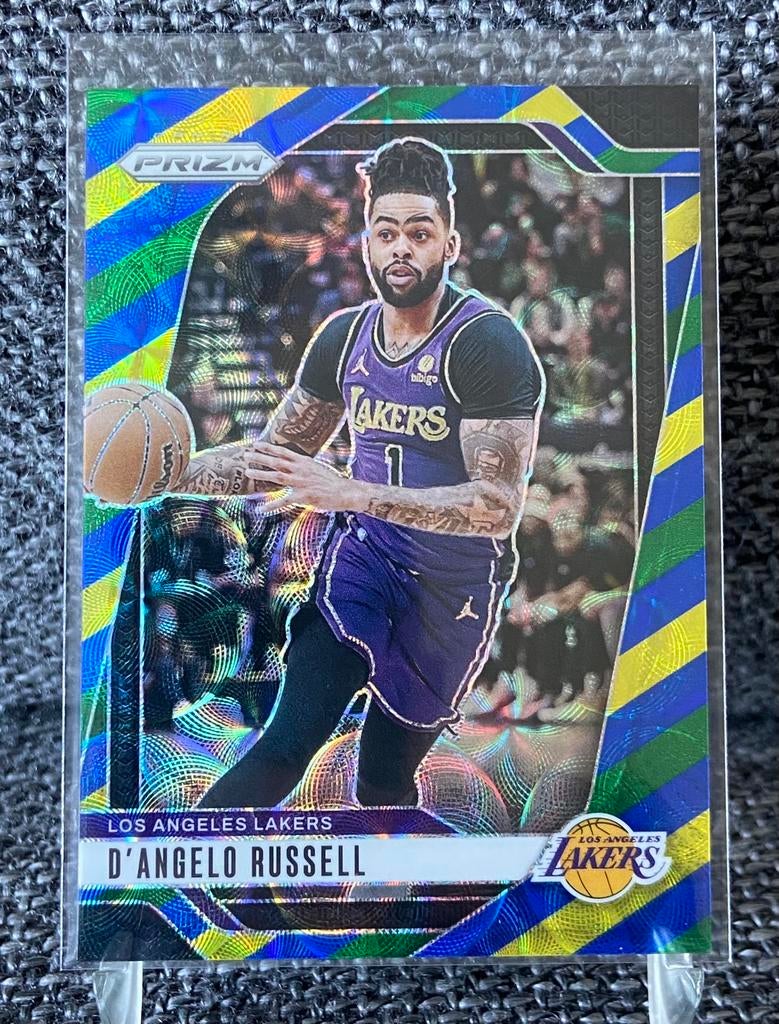 D’Angelo Russell Panini NBA card Los Angeles Lakers Dallas, Ophalen of Verzenden, Nieuw, Plaatje