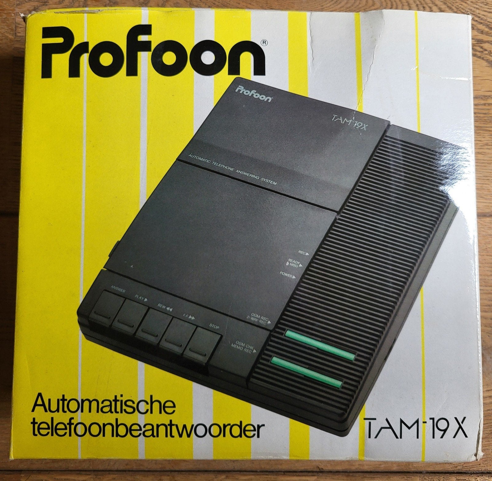 Profoon TAM-19X Vintage Antwoordapparaat–Compleet & werkend!, Ophalen of Verzenden, Gebruikt, Met bandjes, Meerdere boodschappen