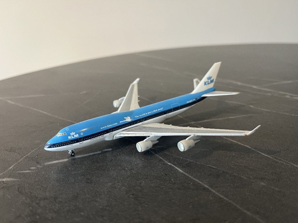 KLM Boeing 747-400 1/500 diecast, Ophalen of Verzenden, Zo goed als nieuw, Schaalmodel